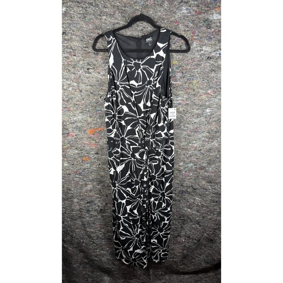 INC International Concepts Dress Womens XL Tala Blooms Floral‎ Sleeveless - Picture 1 of 15